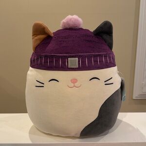 NWT 14” Cam the Cat with Beanie Squishmallow